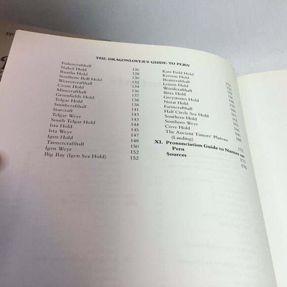 The Dragonlover's Guide To Pern by Jody Lynn Nye & Anne McCaffrey HC/DJ 1989 1st - Picture 12 of 16